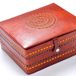 15. Leather Jewellery Box (Rectangular)