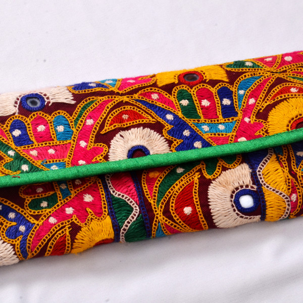 29. Golwali Embroidery Clutch